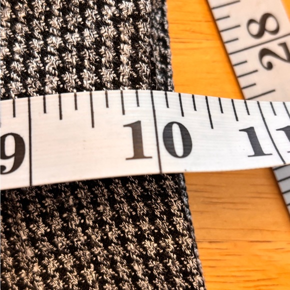 H&M Black Gray White Tweed Pants Slacks - Excellent Condition - Comfortable - 4 - Picture 6 of 7